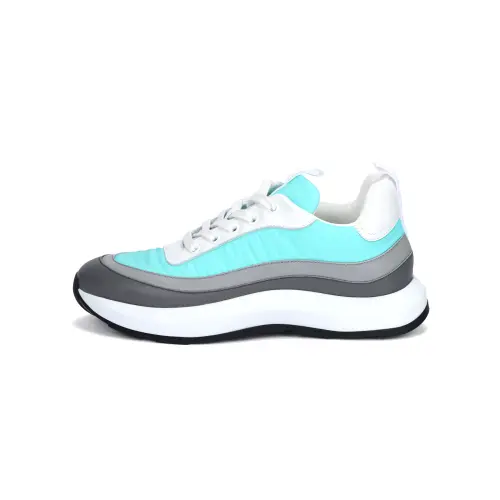 HERMES Gramme Low top Casual Shoes Men's Lake Blue