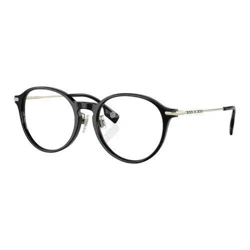 Burberry Round Eyeglass Frames Women's Black