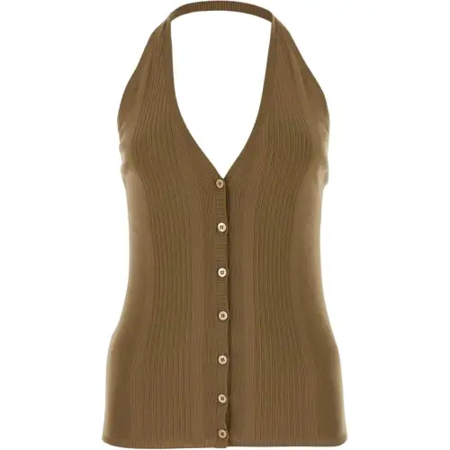 PRADA Halterneck Knitted Top