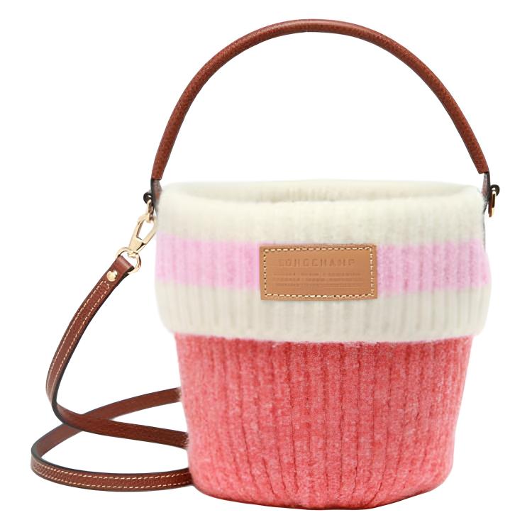 Женская сумка LONGCHAMP Le Pliage Cocooning (розово-коралловая)