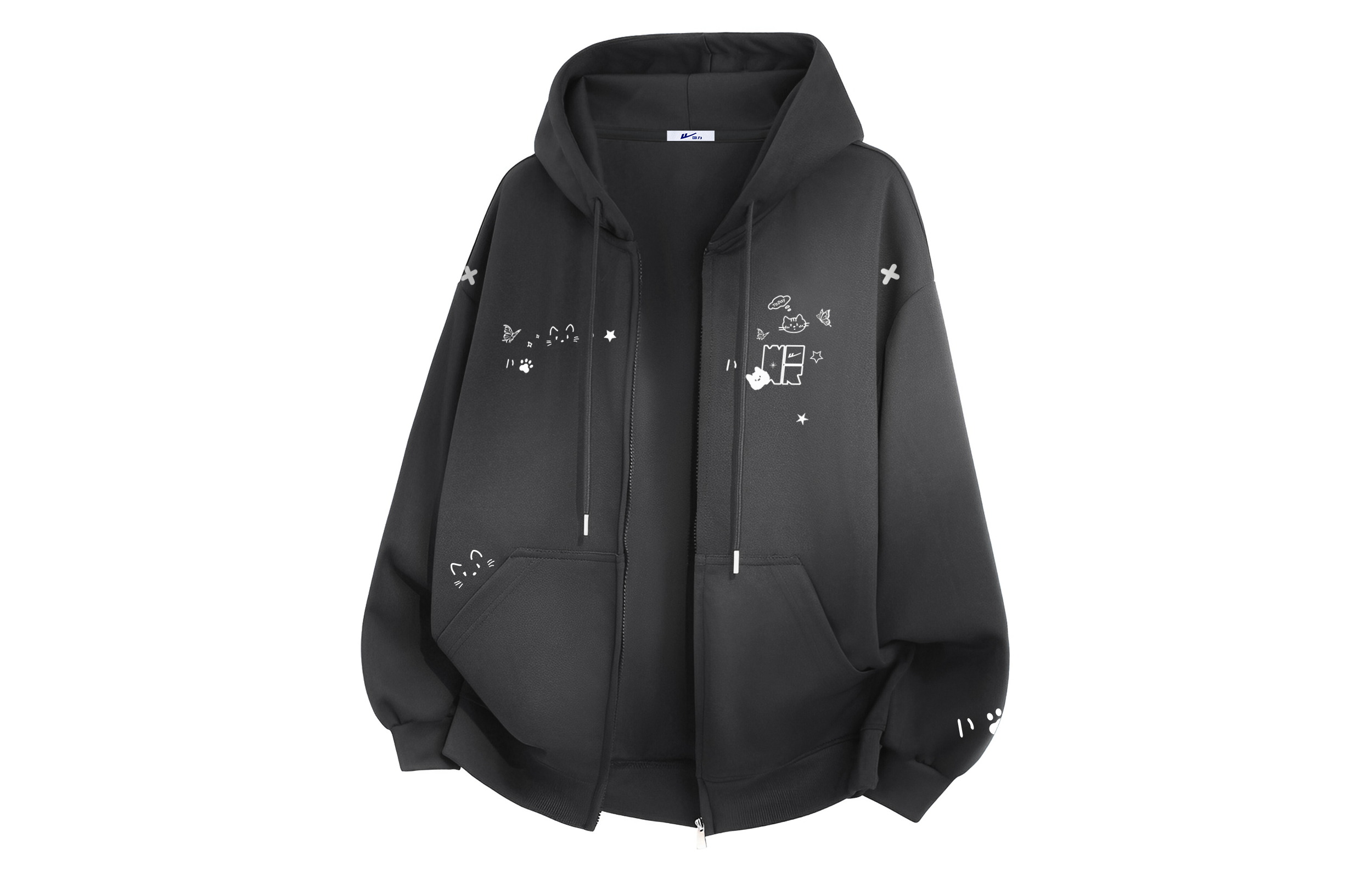 Warrior, retro trend travel warm jacket for men and women, demi-season long-sleeve, hoody, sweatshirt, American style, oversize