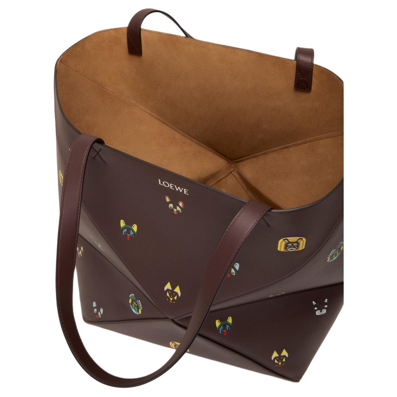 Унисекс сумка LOEWE (коричневая) — фото 8