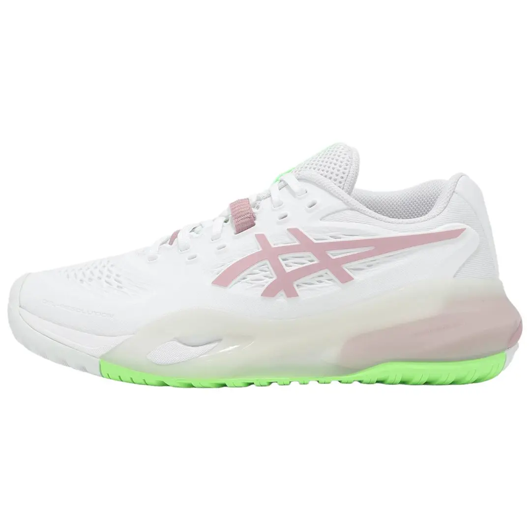 ASICS GEL RESOLUTION X Low top Tennis Shoes Women's White Deep Pink