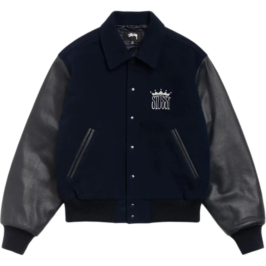 Stussy FW25 KING VARSITY JACKET Jackets & Coats Unisex