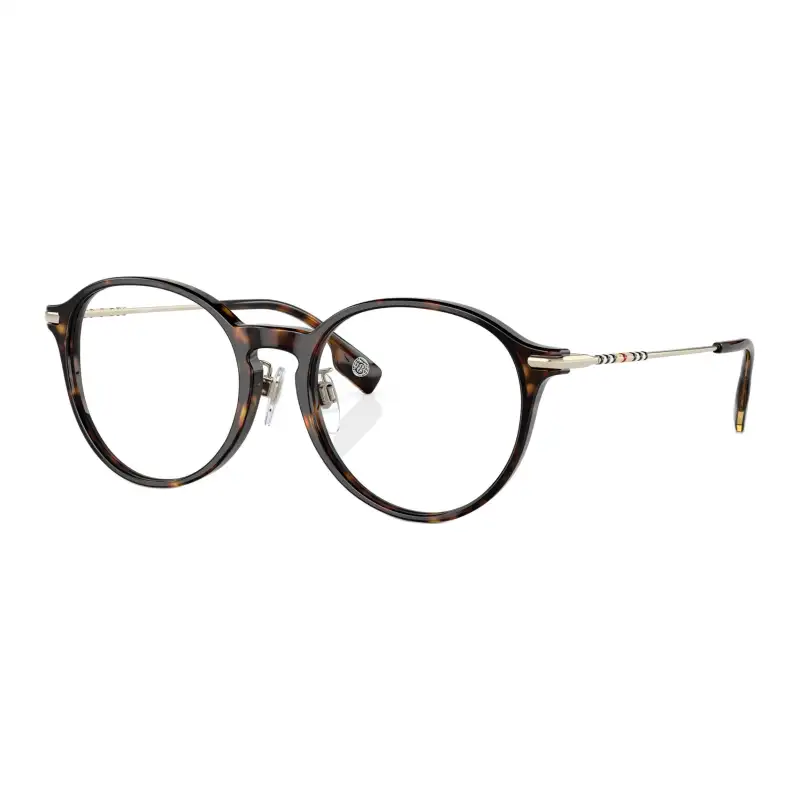 Burberry Round Eyeglass Frames Women's Tortoiseshell