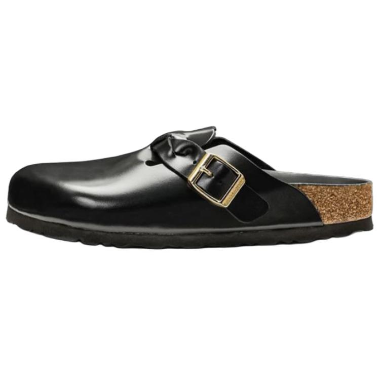 Мужские сабо Birkenstock Boston Braided LENA (черные)