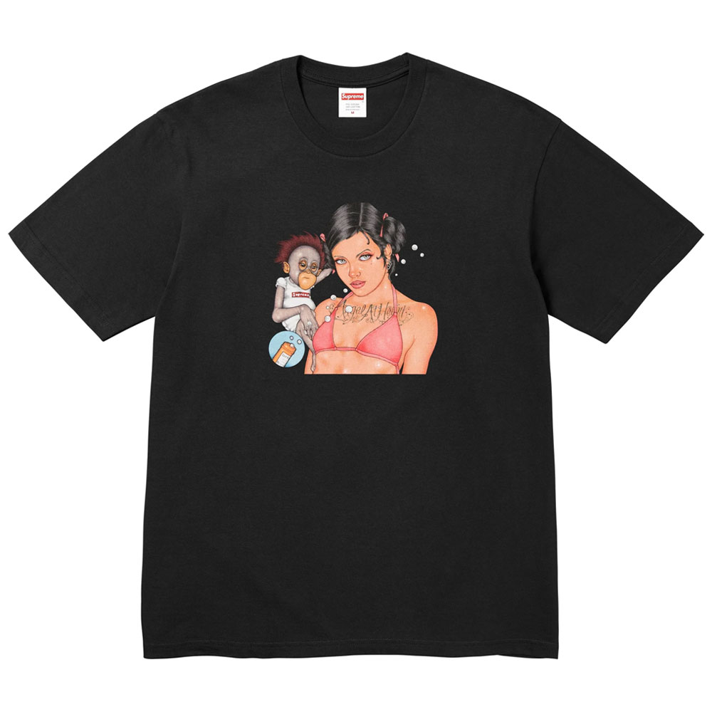 Футболка Supreme Supreme FW25 T Week17 Angel Tee T (черная)