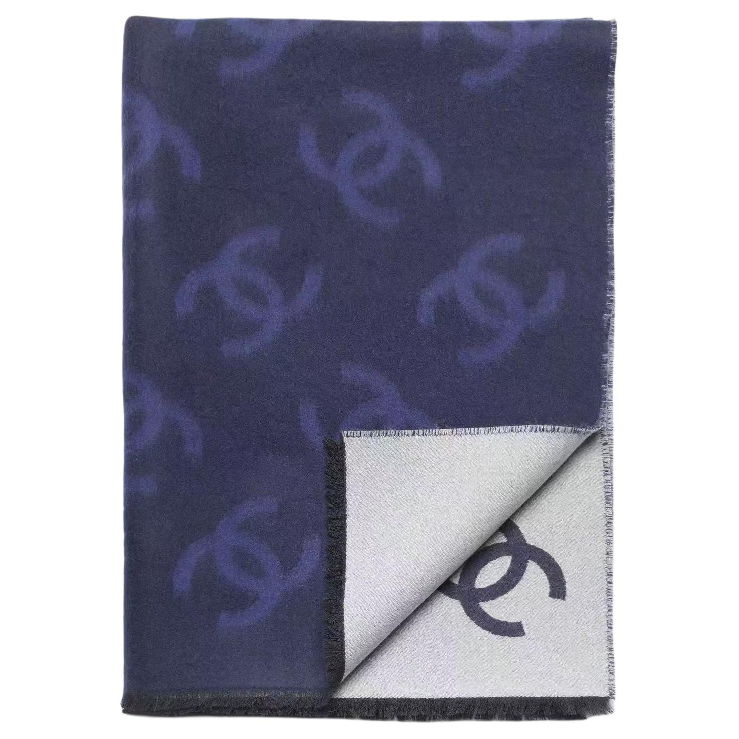 Шарф Chanel (синий)