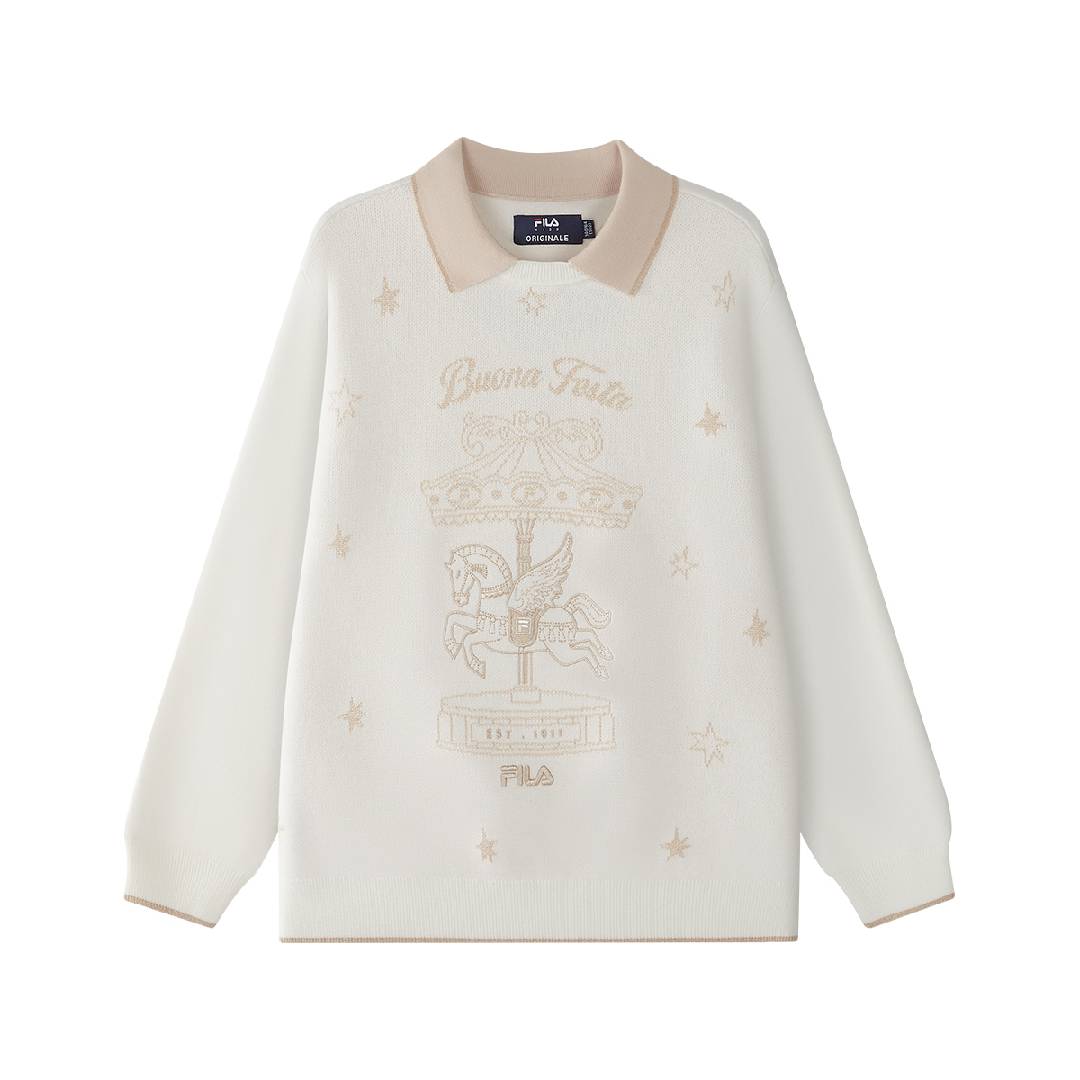Женский свитер Fila Kids Sweater (белый)