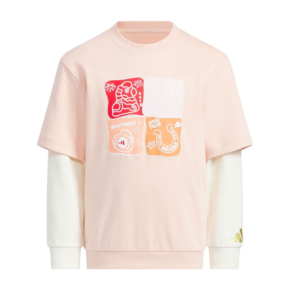 Женские худи adidas adidasTLK KN LS TOP (разноцветный)