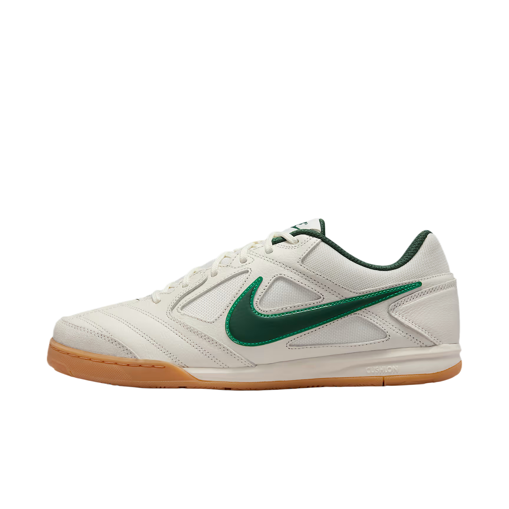 Мужские кроссовки Nike Gato (бело-зеленые)