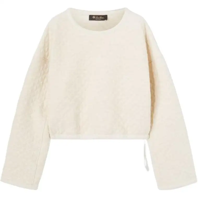 Loro Piana Tacna Hoodie Sweatshirt Women's Khaki