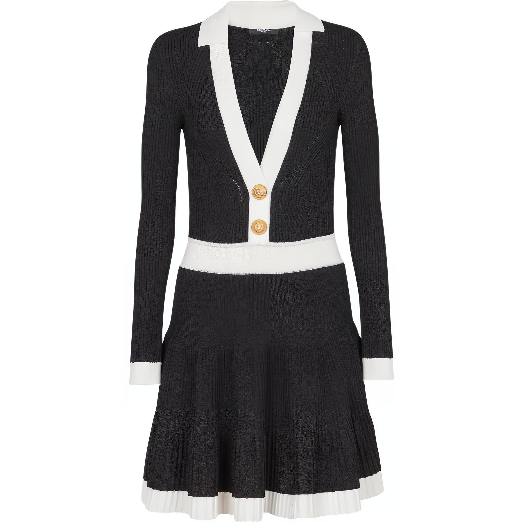 Женское платье BALMAIN BALMAIN FW25 V (разноцветное)