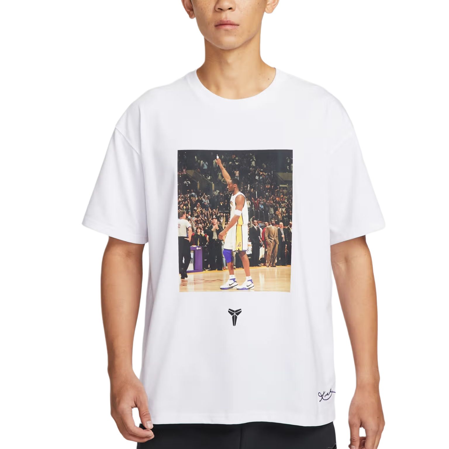 Мужская футболка Nike Kobe (белая)