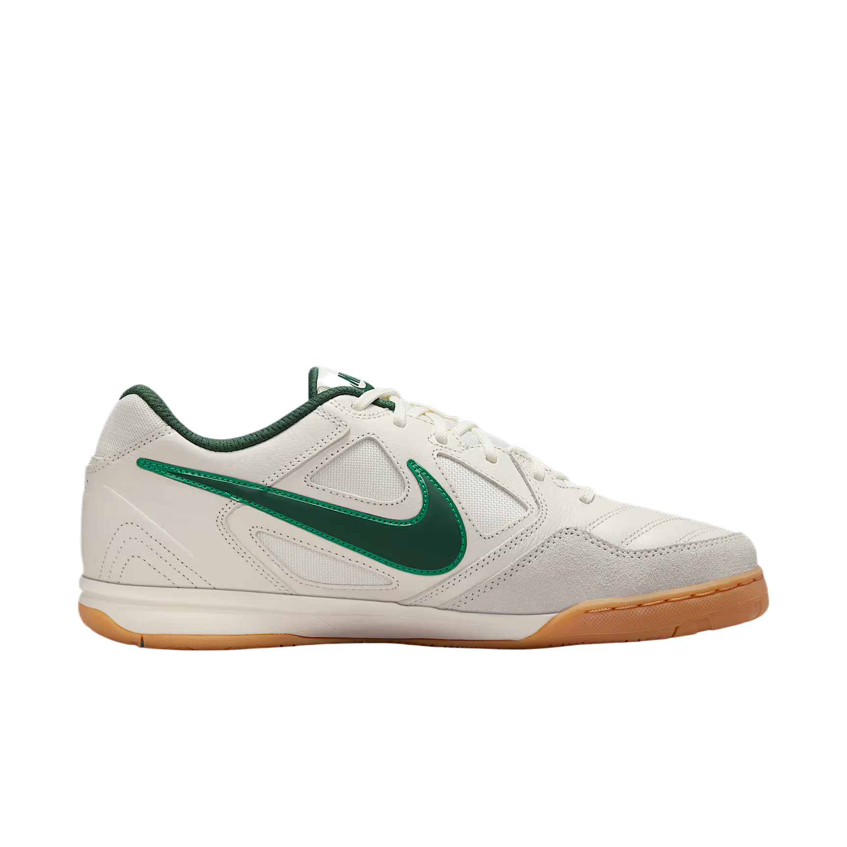 Мужские кроссовки Nike Gato (бело-зеленые) — фото 2