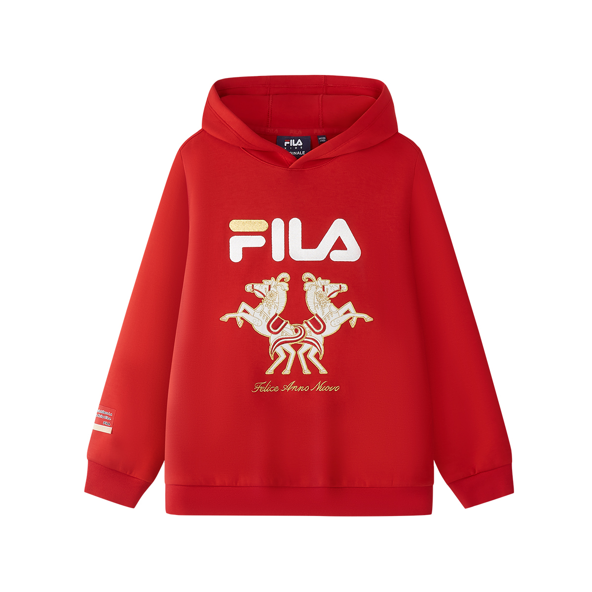 Мужское худи Fila Kids Originall CNY (красное)