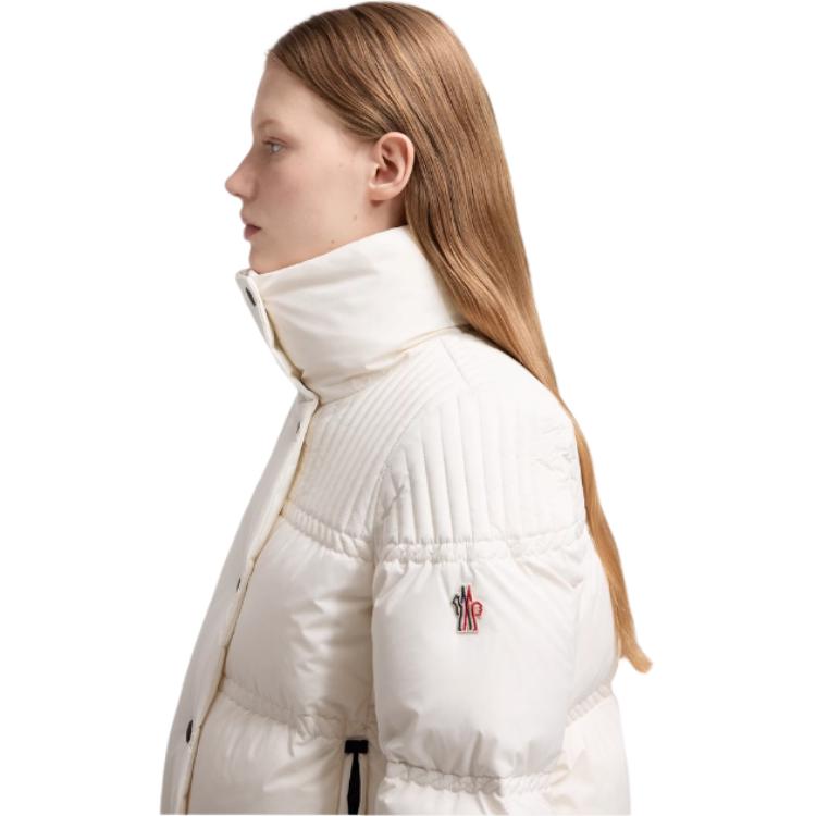 Женская куртка Moncler Grenoble Anglin (белая) — фото 6