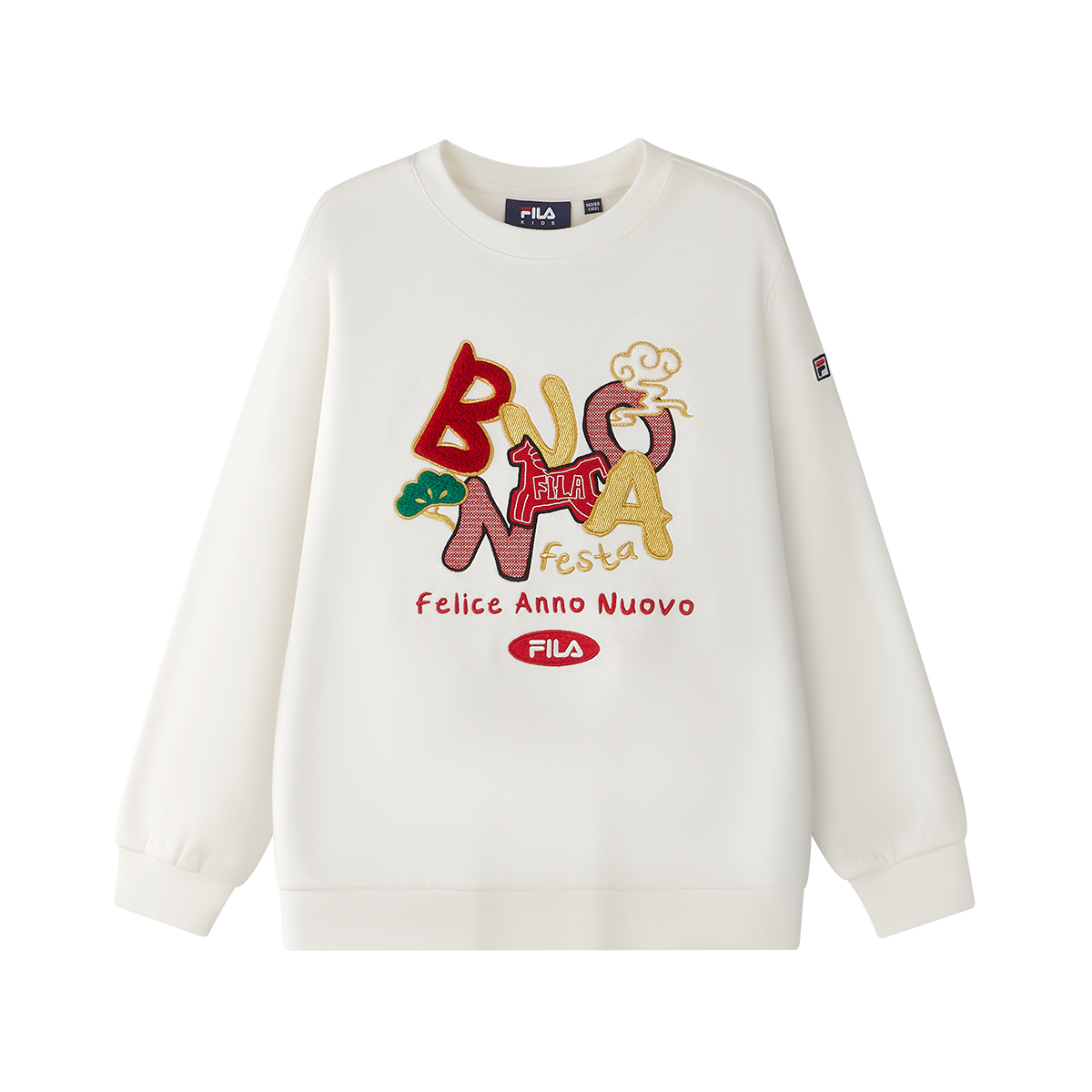 Мужской свитшот Fila KIDS (белый)