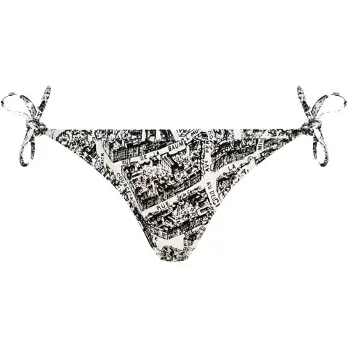DIOR Bikini Bottom Swimming Shorts Women's Multicolor