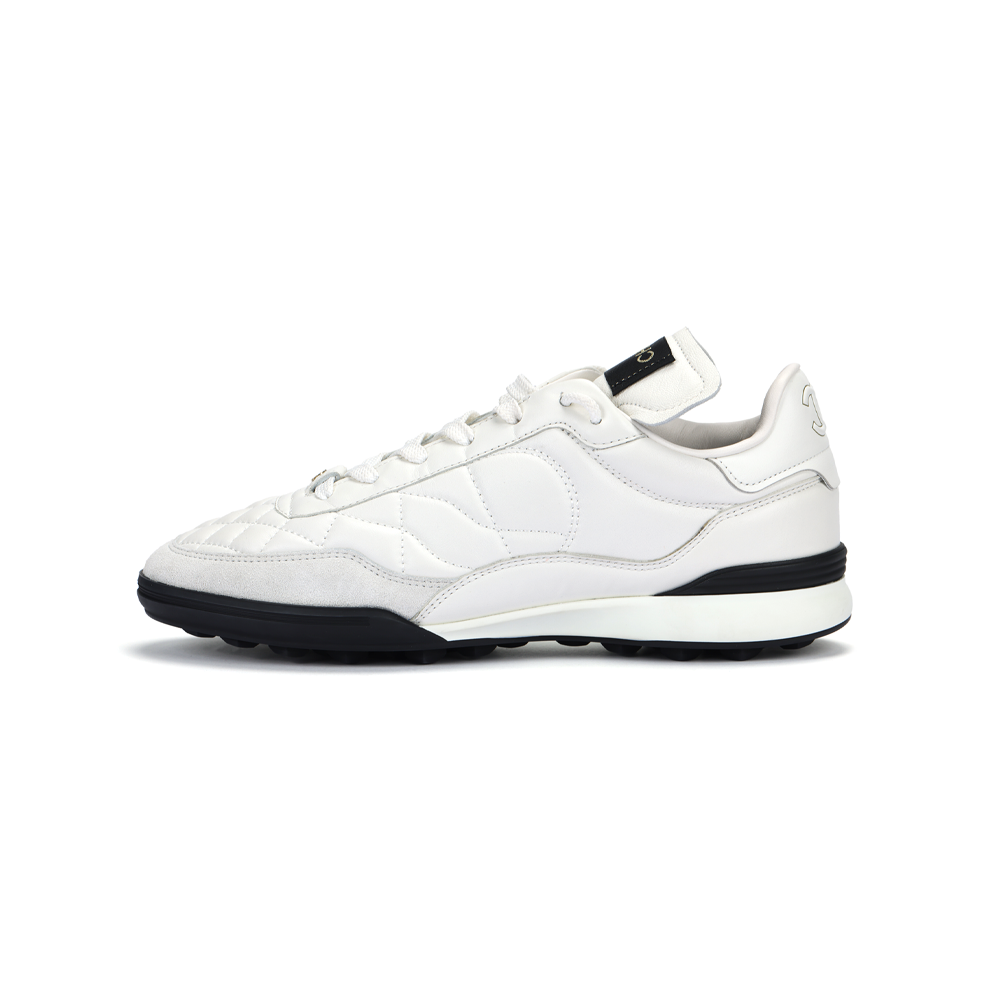 CHANEL Leather Lace Up Low top Casual Shoes Women's White