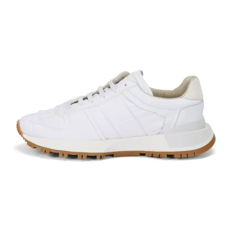 Maison Margiela Leather Vintage Low top Sports Casual Shoes Women's Ivory White