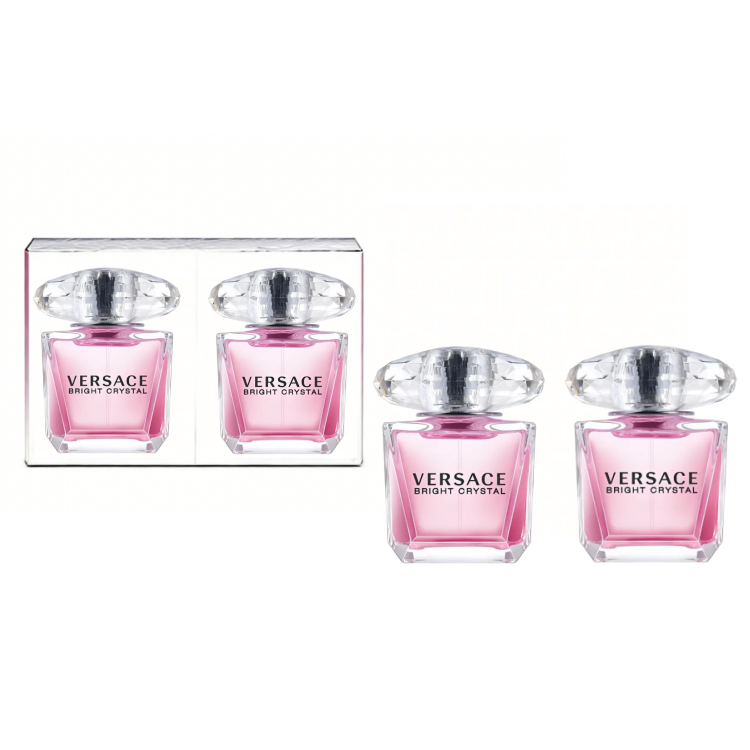 VERSACE Pink Radiant Crystal Diamond Perfume Two Piece Set 30ml*2 Eau De Toilette