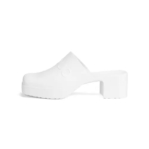 GUCCI Closed Toe Slippers Women's White