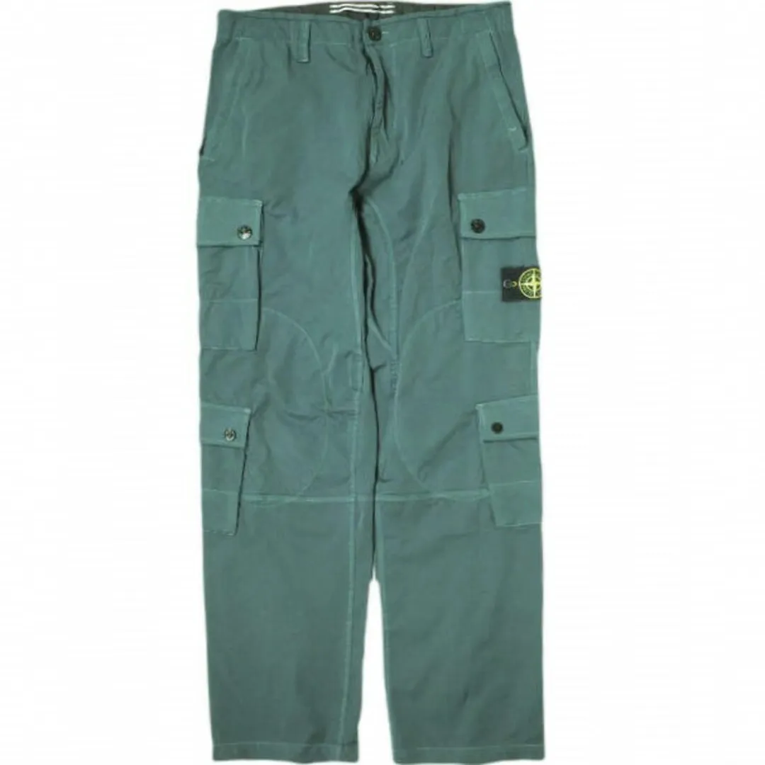 STONE ISLAND Cargo Pants Men's Petroleum
