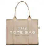 MARC JACOBS The Traveler Canvas Shopping Bag, Handbag, Shoulder Bag Women's Beige