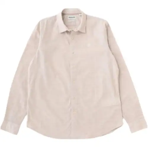 Timberland Shirts Men's Pink Lapel Moderate Other