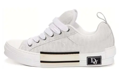 DIOR B23 Skater Low Top Cream DIOR Oblique Jacquard