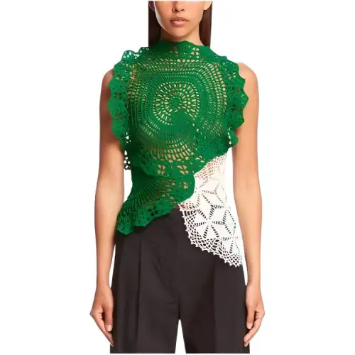 THE ROW Shirts Women's Green Turtleneck Moderate Other