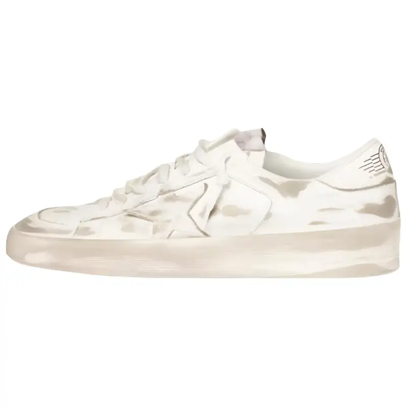 Golden Goose Stardan Skateboard Shoes Women's Low Top White