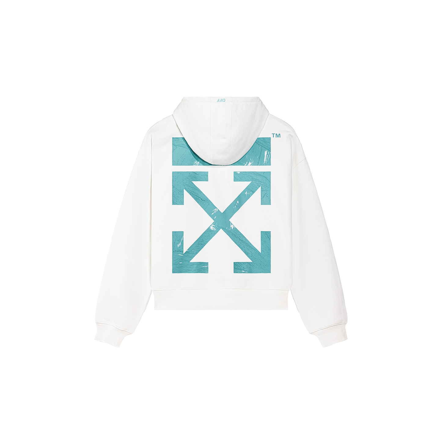 Толстовка OFF-WHITE (бирюзовая)