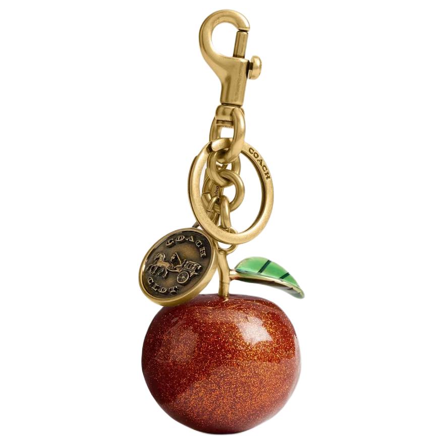 Сумка COACH Resin Tangerine Bag Charm (желтая)