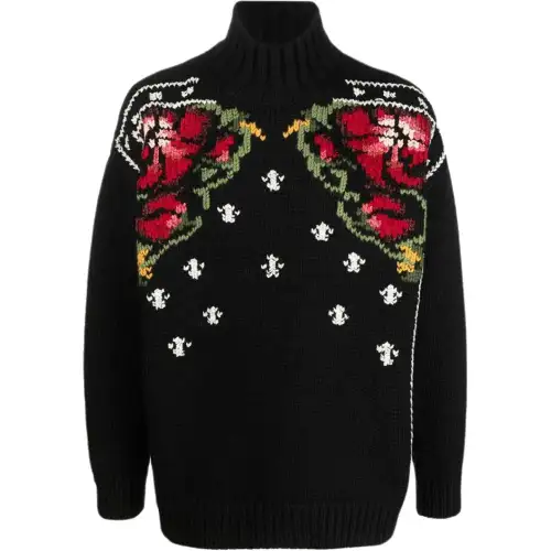 Golden Goose Sweaters Men's Black Turtleneck Moderate