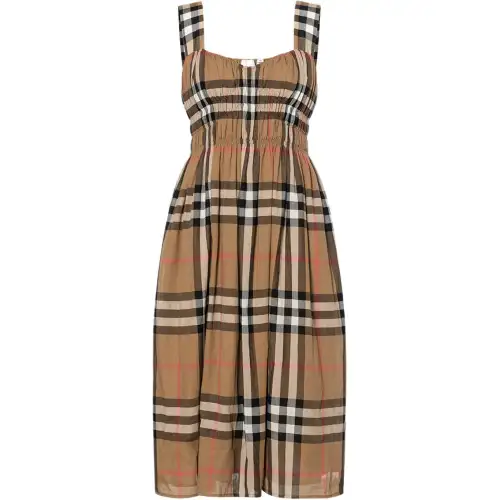 Burberry SS25 Slip Dress Women's Brown