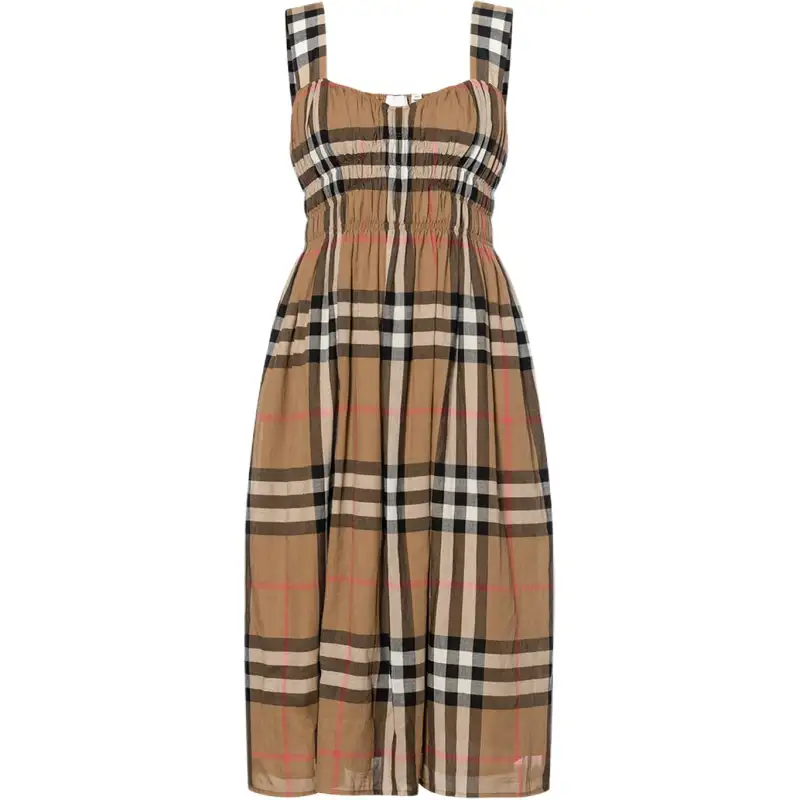 Burberry SS25 Slip Dress Women's Brown