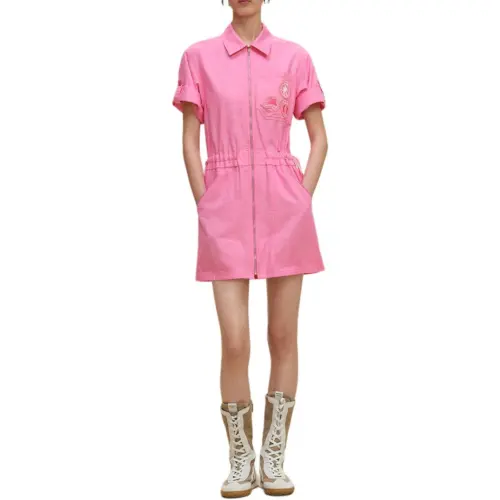 HERMES FW25 Short Sleeved Dress Women's