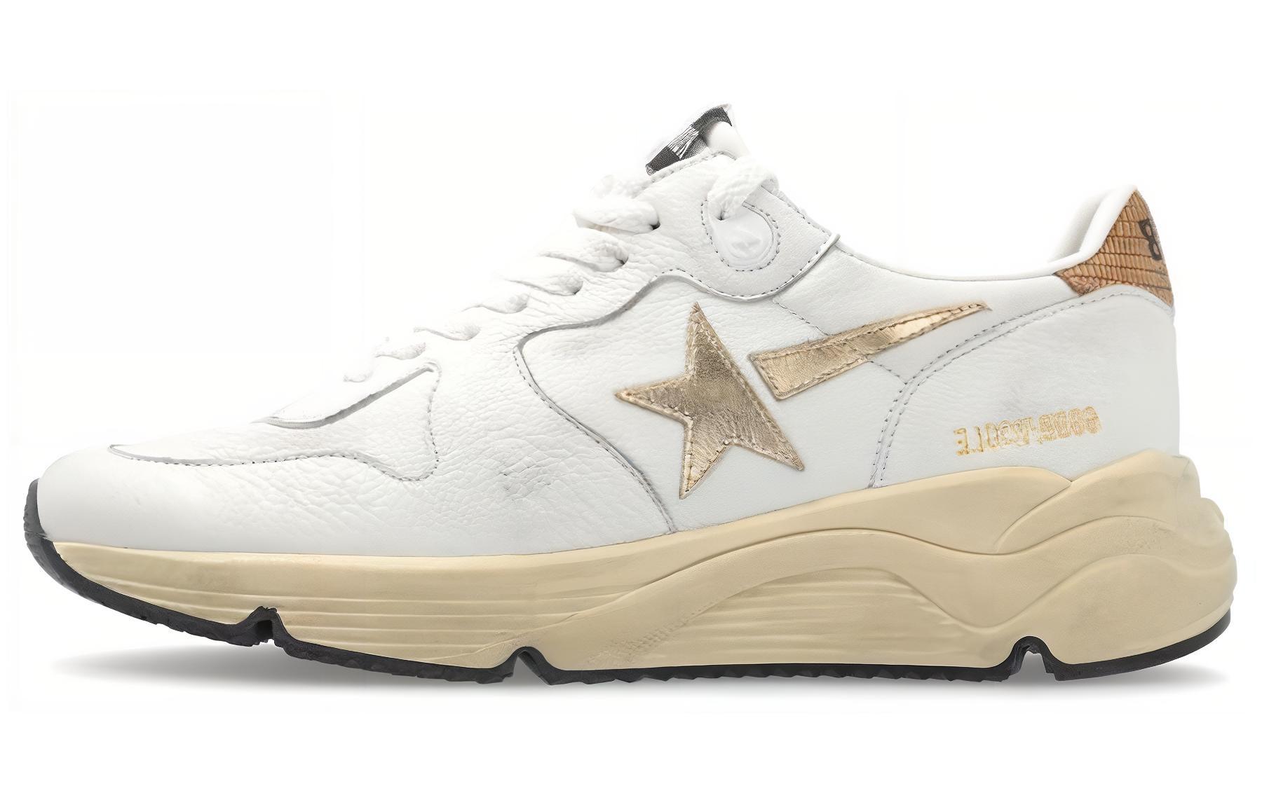 Женские кроссовки Golden Goose Running Sole (белые)