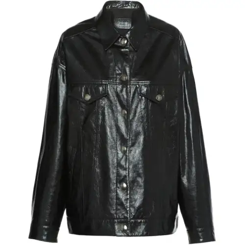 PRADA Jackets Women's Black Lapel Moderate