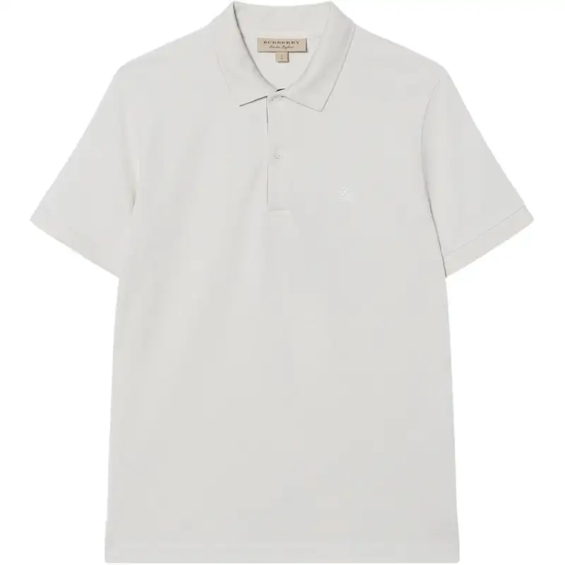 Burberry Polo Shirt Men's Light Gray