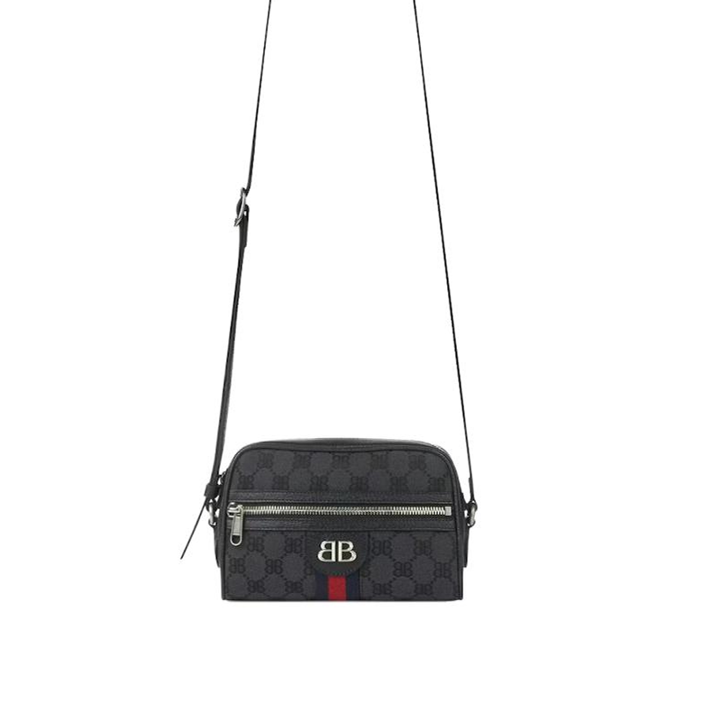 Женская сумка Balenciaga x GUCCI (черная)