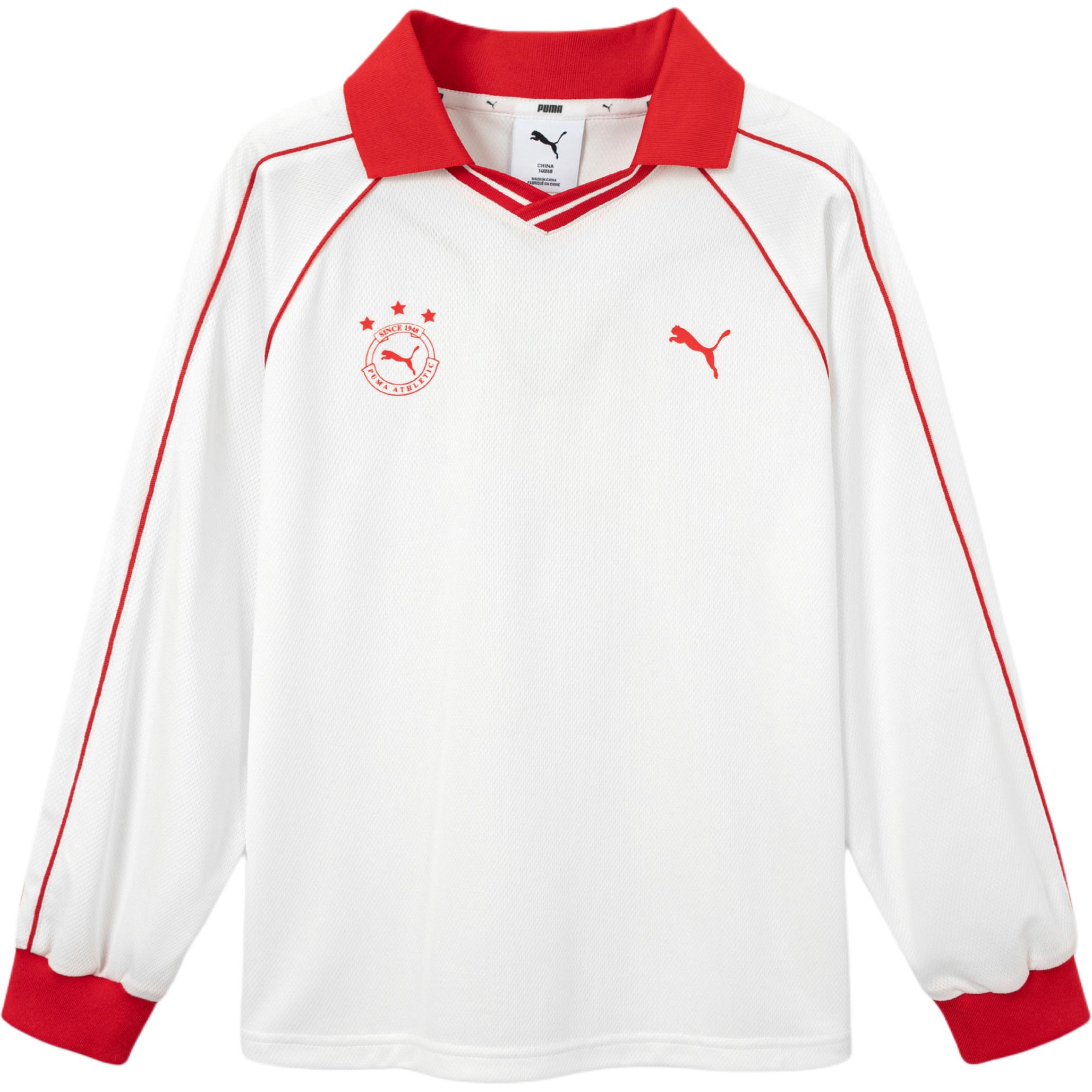 Футболка PUMA Polo Long Sleeve (разноцветная)