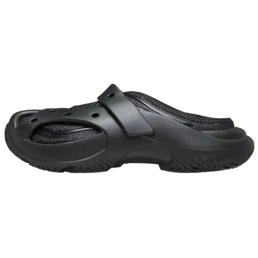 Crocs Caged Abrasion Resistant Closed Toe Slippers Unisex Black