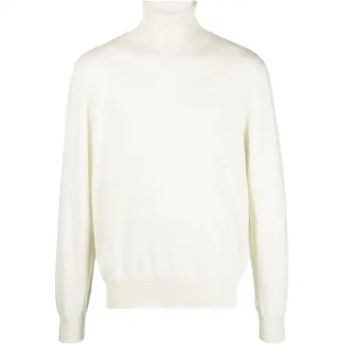 THE ROW Cashmere Sweaters Men's White Turtleneck Moderate