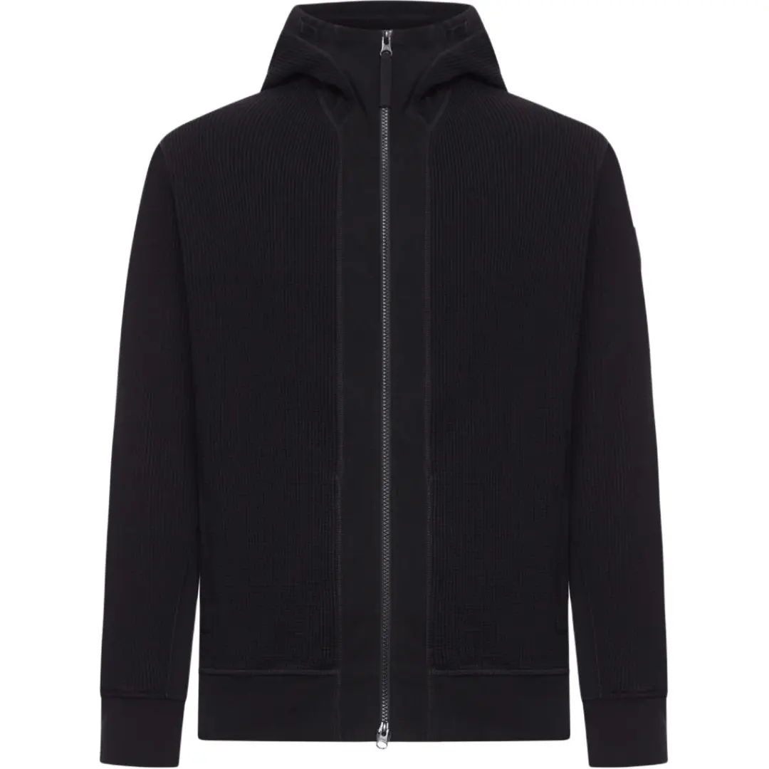 Stone Island Compass Patch Zip-Up Hoodie
