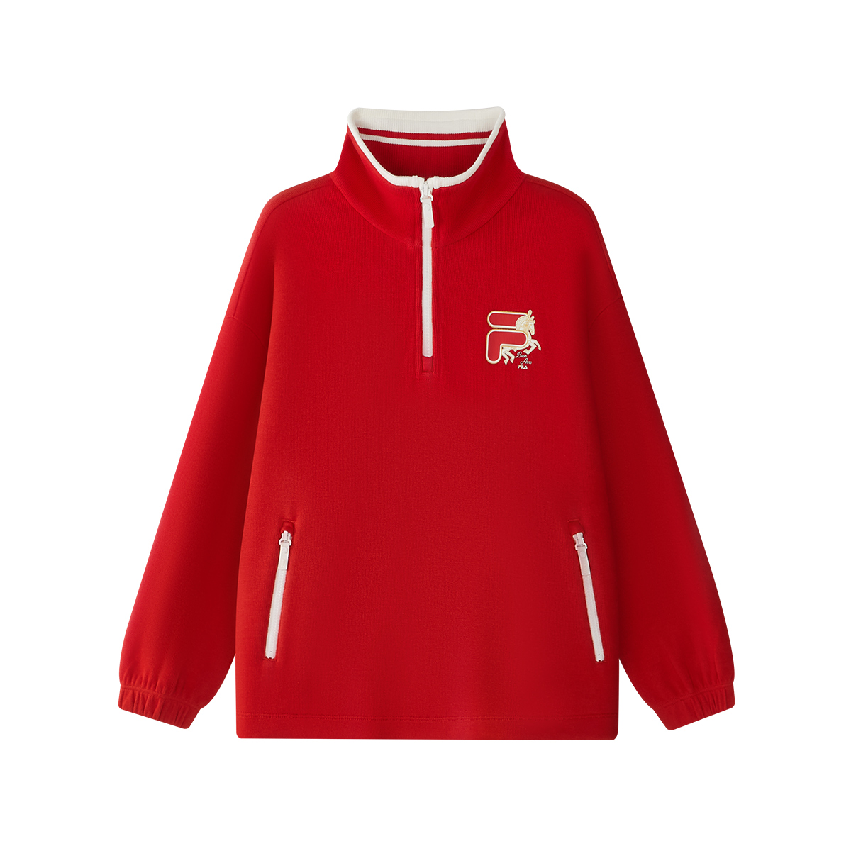 Женское худи Fila ORIGINALE CNY (красное)