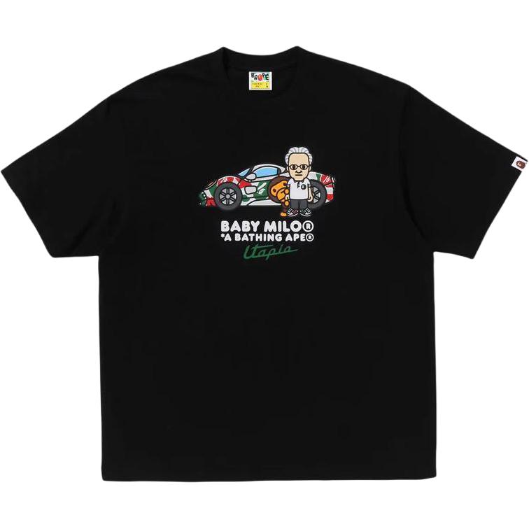 Мужская футболка A BATHING APE × Pagani (черная)