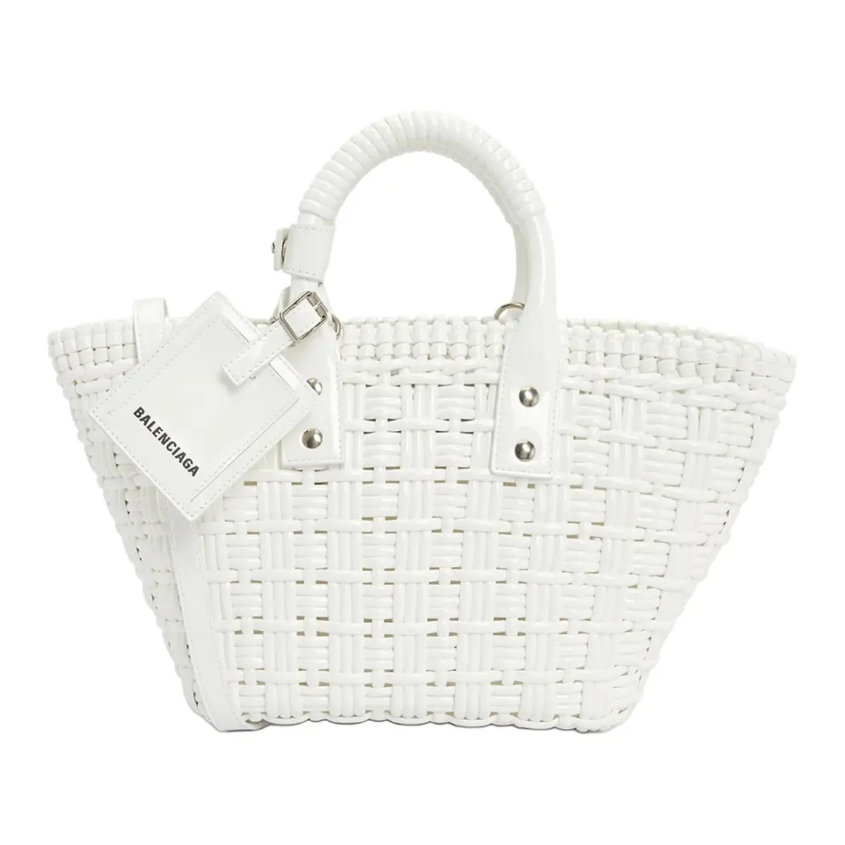 Balenciaga Calfskin Shoulder Bag, Crossbody Bag, Handbag Women's White